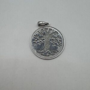 10K White Gold Tree of Life Pendant